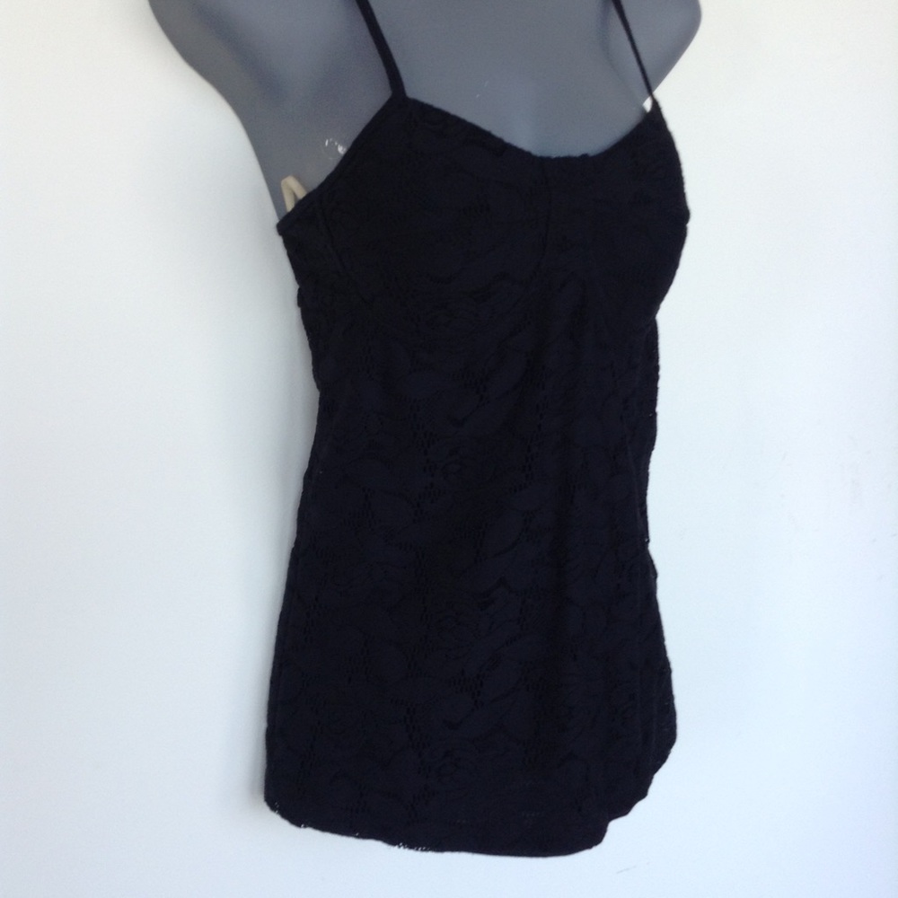 Black lace top